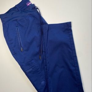 Women’s Healing Hands Size Medium Navy Blue Scrub Pants